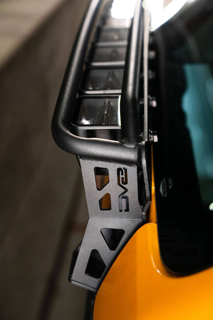 DV8 21+ Ford Bronco Curved Light Bracket for 12 3in. Pod Lights - Bull Strap