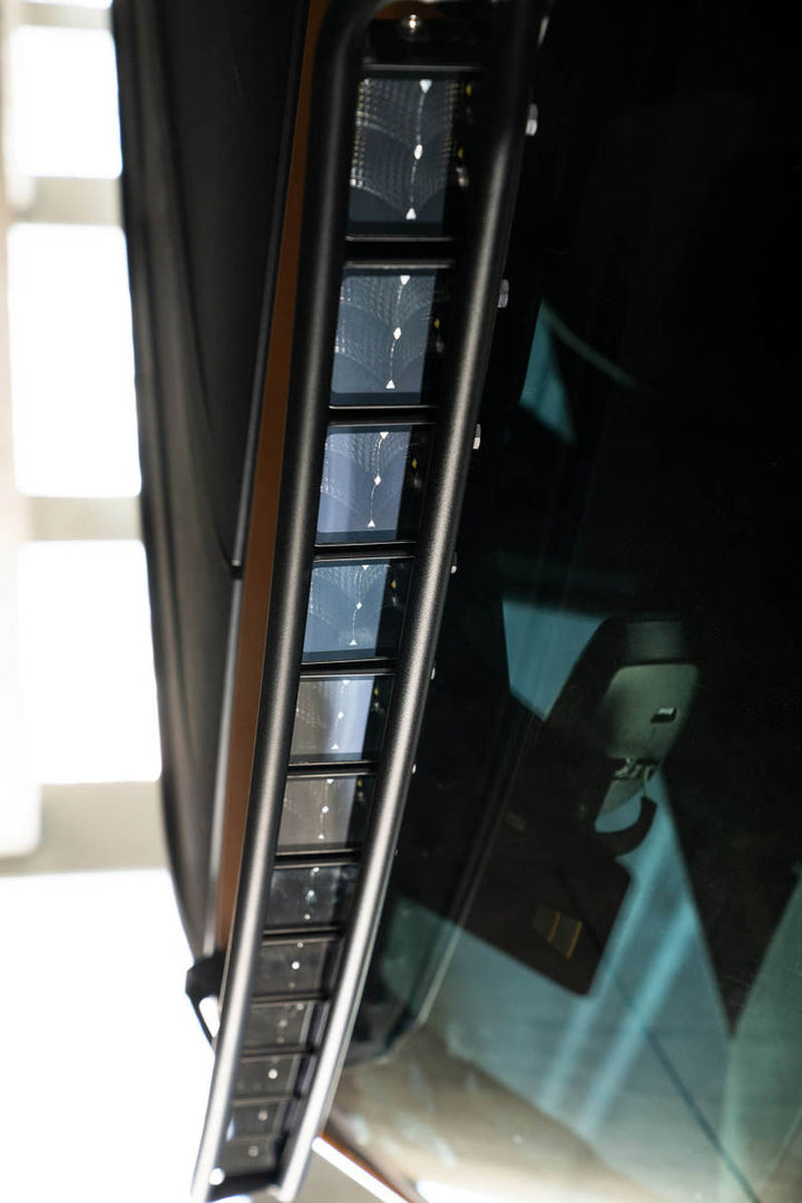 DV8 21+ Ford Bronco Curved Light Bracket for 12 3in. Pod Lights - Bull Strap