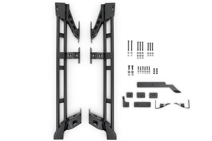 DV8 Offroad 03-09 Lexus GX 470 FS-15 Rock Sliders - Bull Strap