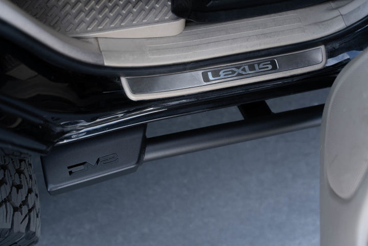 DV8 Offroad 03-09 Lexus GX 470 FS-15 Rock Sliders - Bull Strap