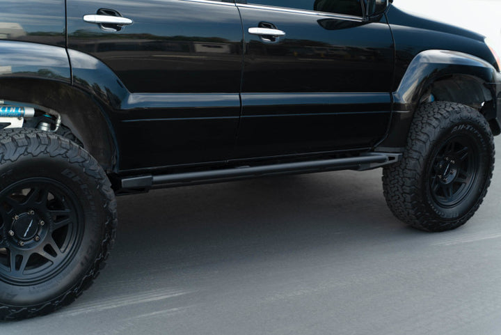 DV8 Offroad 03-09 Lexus GX 470 FS-15 Rock Sliders - Bull Strap