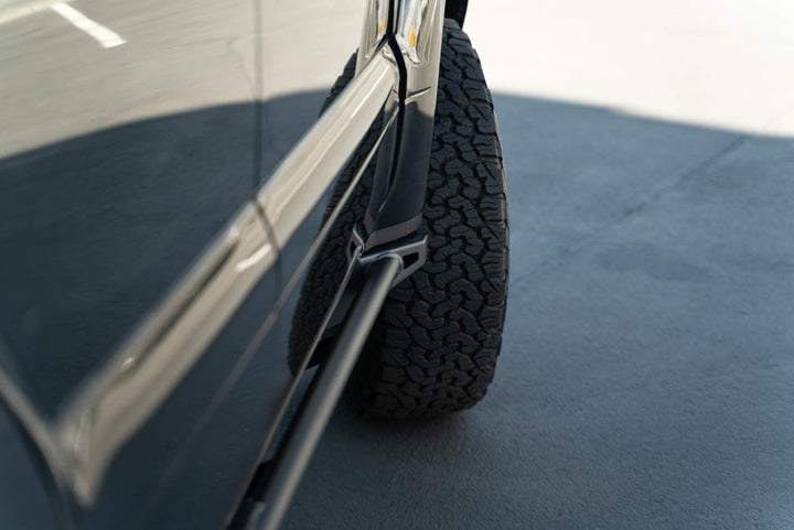 DV8 Offroad 03-09 Lexus GX 470 FS-15 Rock Sliders - Bull Strap