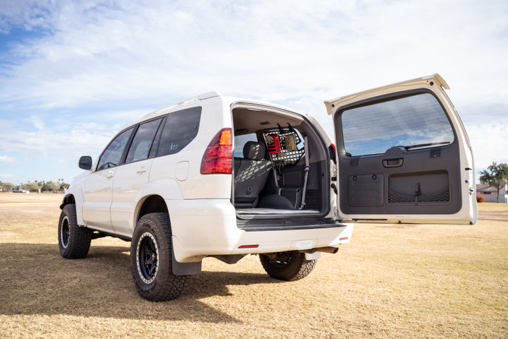 DV8 Offroad 03-09 Lexus GX 470 Rear Window Molle Storage Panels - Bull Strap