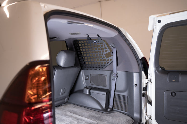 DV8 Offroad 03-09 Lexus GX 470 Rear Window Molle Storage Panels - Bull Strap