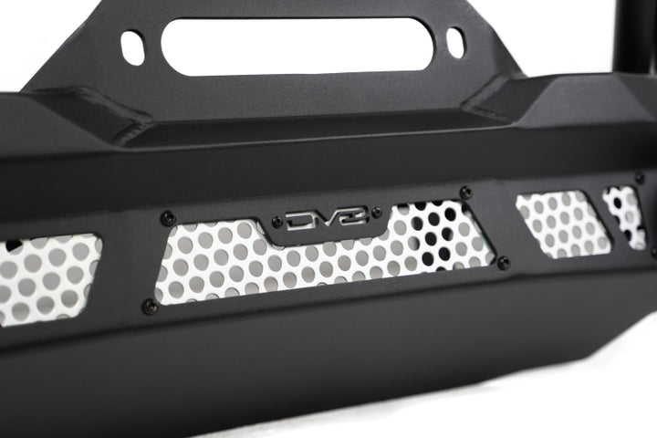 DV8 Offroad 07-18 Jeep Wrangler JK / 18-23 Wrangler JL / 20-23 Gladiator JT MTO Series Front Bumper - Bull Strap
