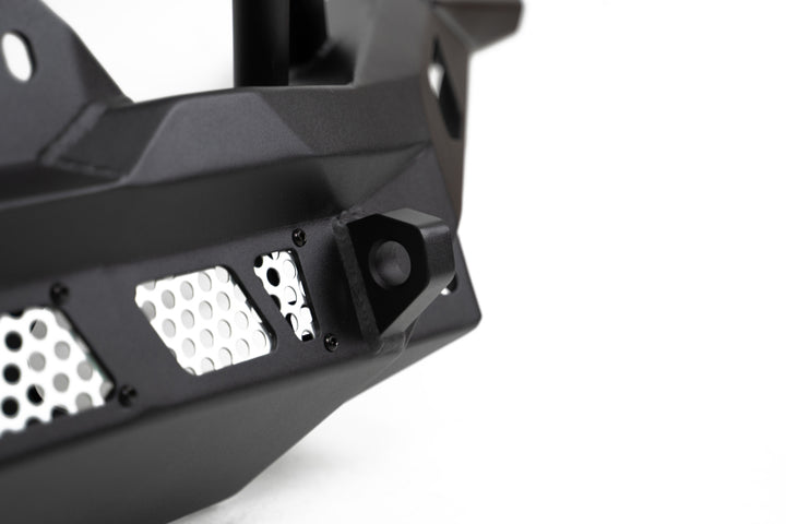 DV8 Offroad 07-18 Jeep Wrangler JK / 18-23 Wrangler JL / 20-23 Gladiator JT MTO Series Front Bumper - Bull Strap