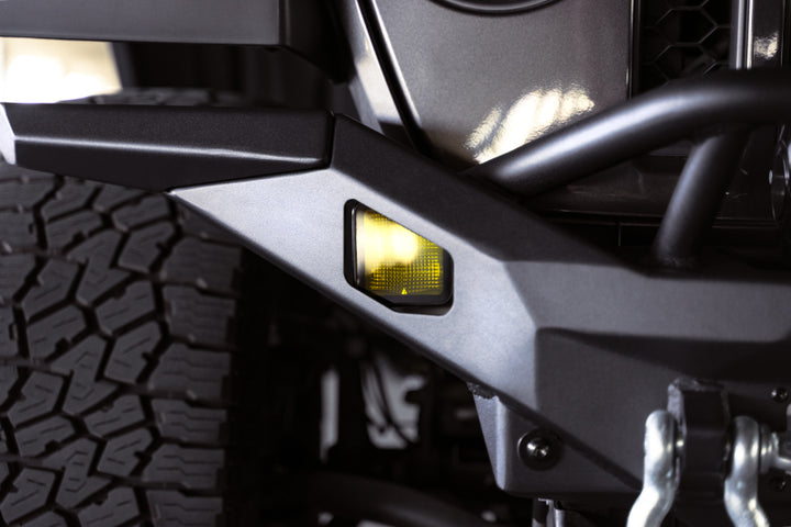 DV8 Offroad 07-18 Jeep Wrangler JK / 18-23 Wrangler JL / 20-23 Gladiator JT MTO Series Front Bumper - Bull Strap