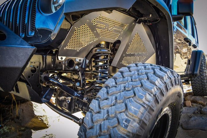 DV8 Offroad 07-18 Jeep Wrangler JK 2.0 Hydraulic 2.5in Stroke Bump Stop (Pair) - Bull Strap