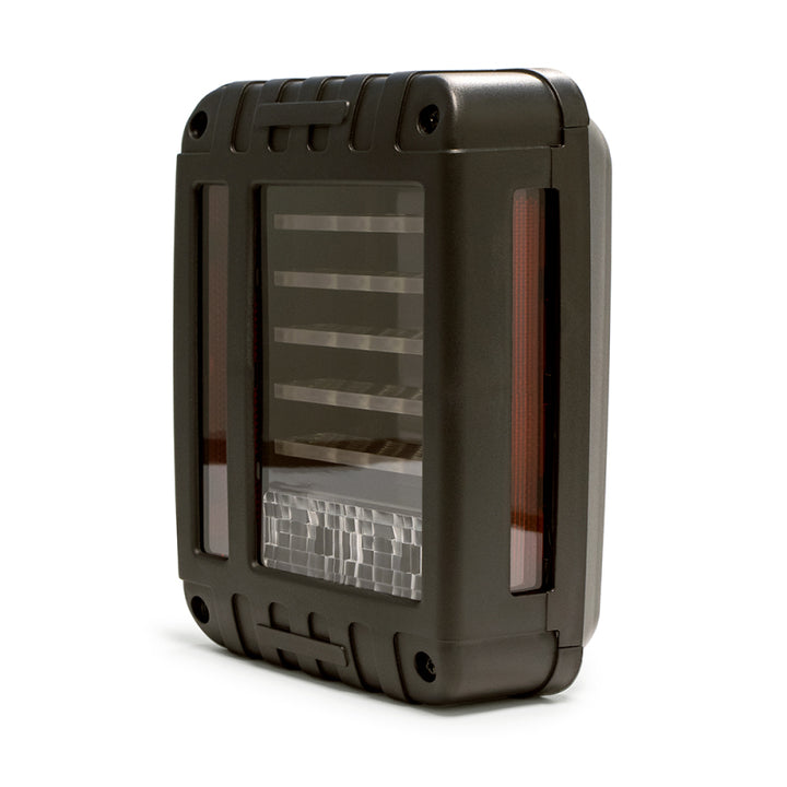 DV8 Offroad 07-18 Jeep Wrangler JK Horizontal LED Tail Light - Bull Strap