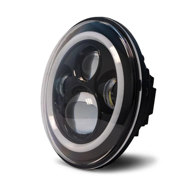 DV8 Offroad 07-18 Jeep Wrangler JK LED Projector Headlights - Bull Strap