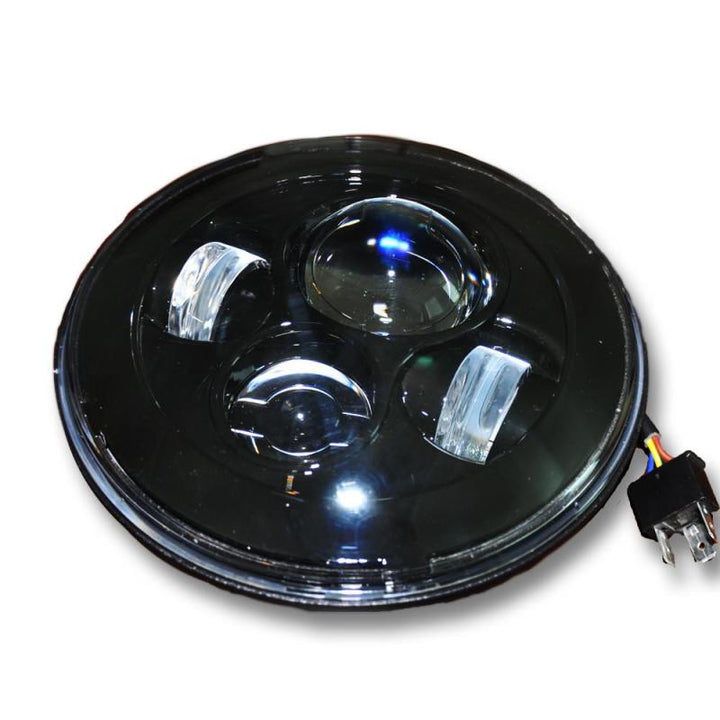 DV8 Offroad 07-18 Jeep Wrangler JK LED Projector Headlights - Bull Strap