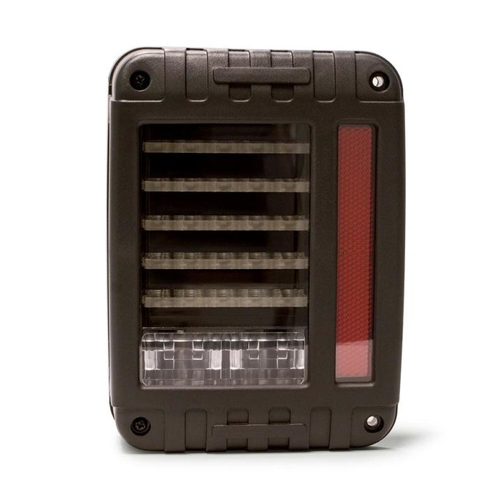 DV8 Offroad 07-18 Jeep Wrangler JK Octagon LED Tail Light - Bull Strap