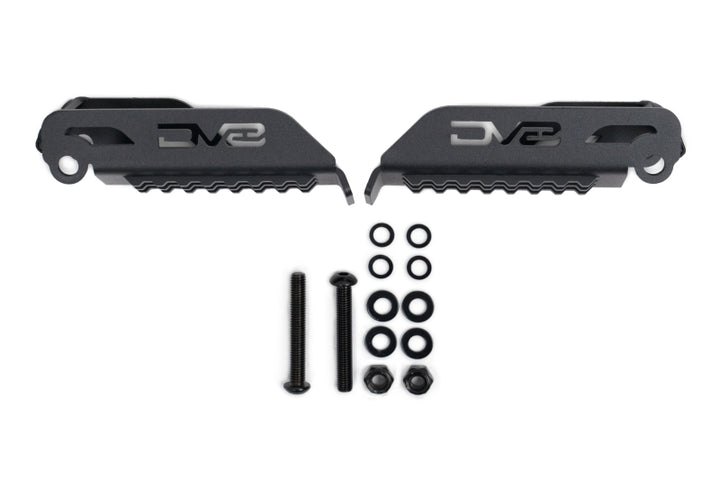DV8 Offroad 07-23 Jeep Gladiator/Wrangler JT/JK/JL Foot Pegs - Bull Strap