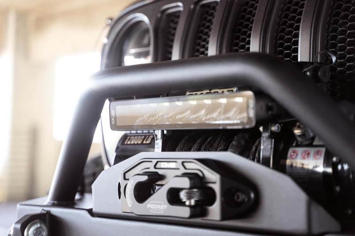 DV8 Offroad 07-23 Jeep Wrangler JK/JL & Gladiator JT FS-15 Series Front Bumper - Bull Strap