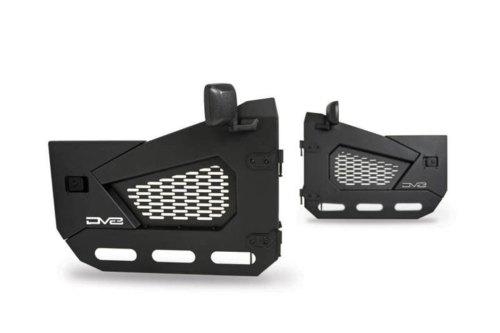 DV8 Offroad 18-22 Jeep Wrangler JL/JT Spec Series Half Doors - Front Set - Bull Strap