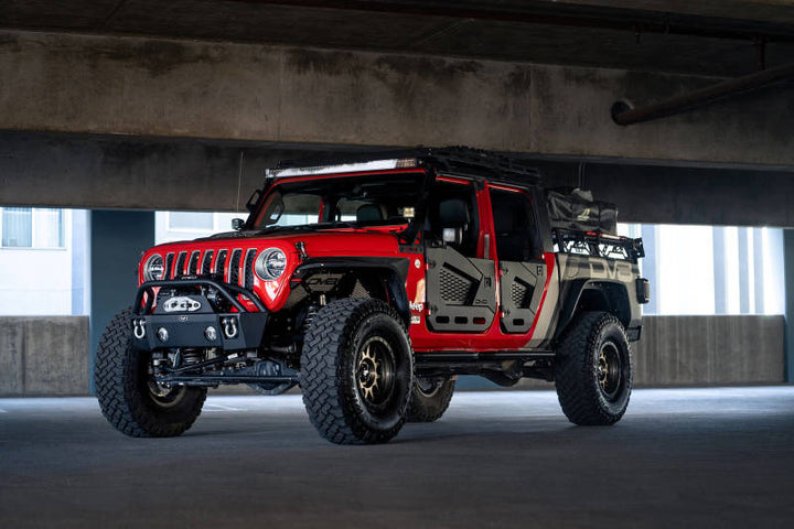 DV8 Offroad 18-22 Jeep Wrangler JL/JT Spec Series Half Doors - Front Set - Bull Strap