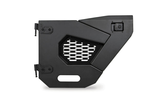 DV8 Offroad 18-22 Jeep Wrangler JL/JT Spec Series Half Doors - Rear Set - Bull Strap
