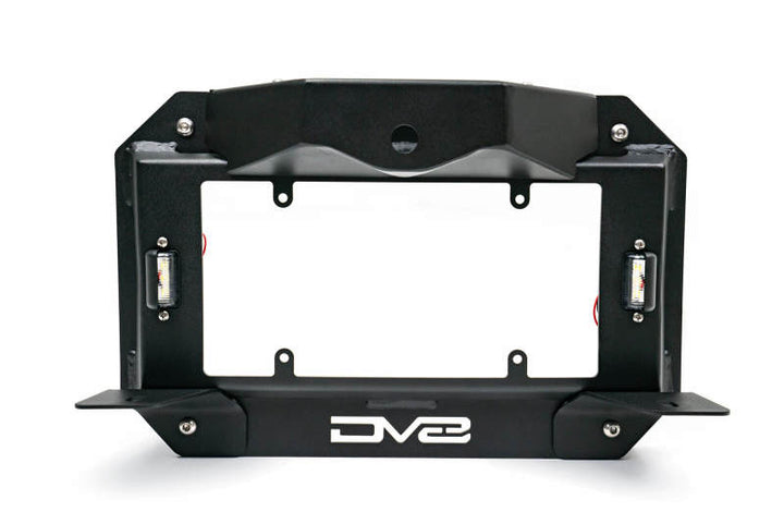 DV8 Offroad 18-22 Jeep Wrangler JL Spare Tire Delete Kit w/Light Mounts - Bull Strap
