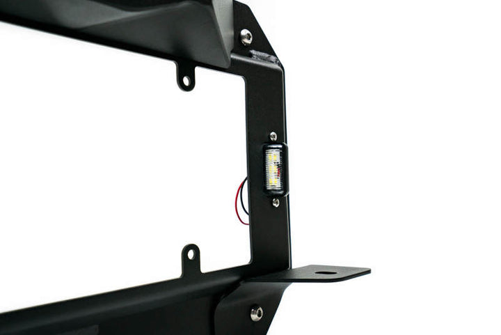DV8 Offroad 18-22 Jeep Wrangler JL Spare Tire Delete Kit w/Light Mounts - Bull Strap