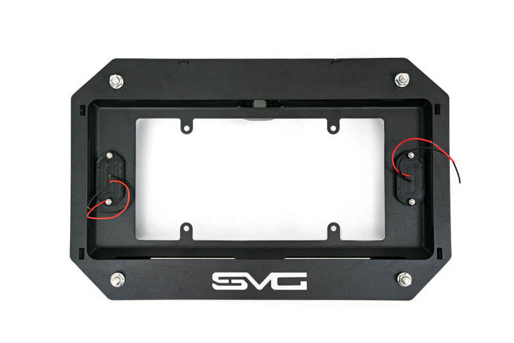DV8 Offroad 18-22 Jeep Wrangler JL Spare Tire Delete Kit w/Light Mounts - Bull Strap
