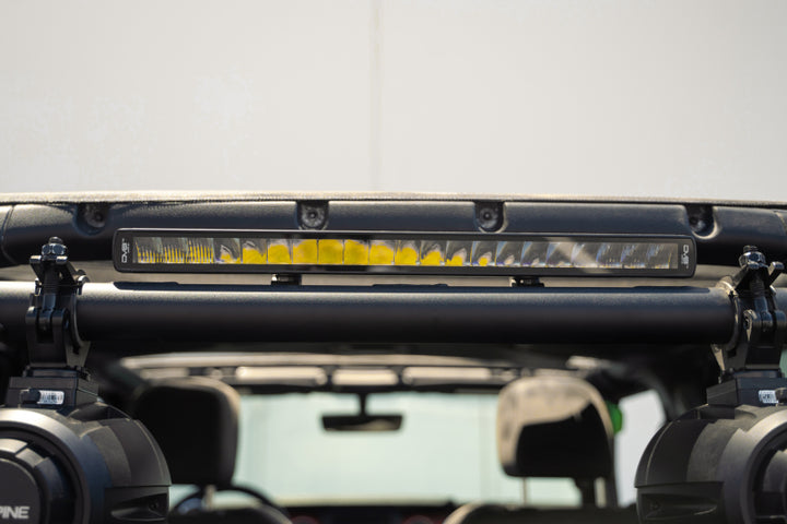 DV8 Offroad 18-23 Jeep Wrangler JL 4-Door Speaker/Light Bar Mount - Bull Strap