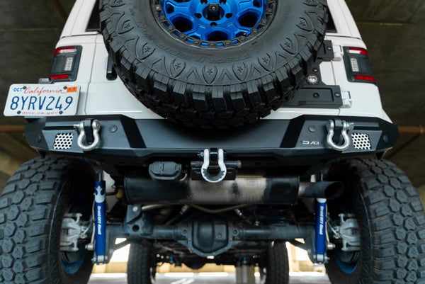 DV8 Offroad 18-23 Wrangler JL FS-7 Series Rear Bumper - Bull Strap