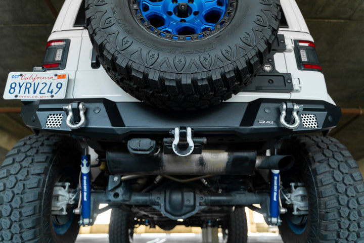DV8 Offroad 18-23 Wrangler JL FS-7 Series Rear Bumper - Bull Strap