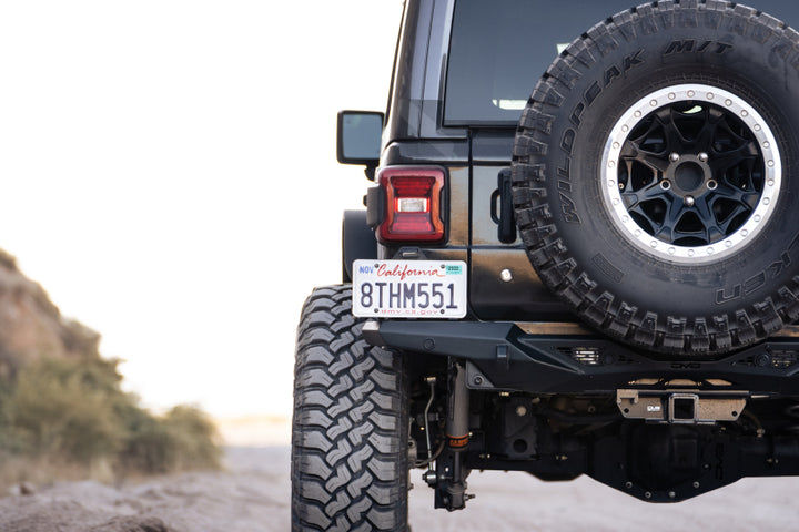 DV8 Offroad 18-23 Wrangler JL Spec Series Rear Bumper - Bull Strap