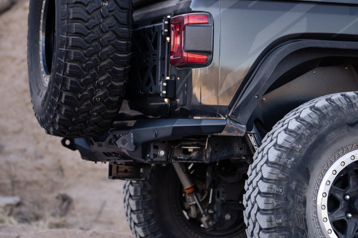DV8 Offroad 18-23 Wrangler JL Spec Series Rear Bumper - Bull Strap