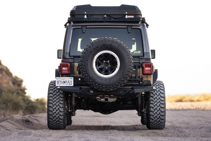 DV8 Offroad 18-23 Wrangler JL Spec Series Rear Bumper - Bull Strap