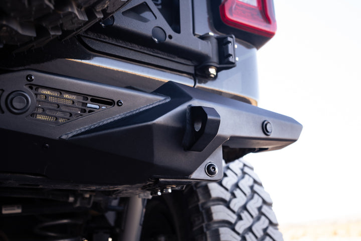 DV8 Offroad 18-23 Wrangler JL Spec Series Rear Bumper - Bull Strap