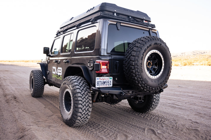 DV8 Offroad 18-23 Wrangler JL Spec Series Rear Bumper - Bull Strap