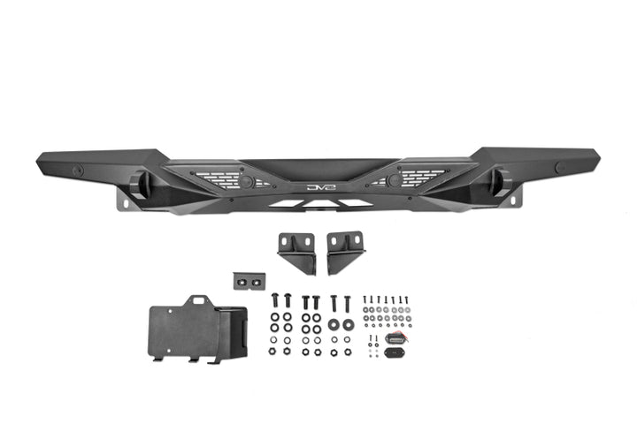 DV8 Offroad 18-23 Wrangler JL Spec Series Rear Bumper - Bull Strap