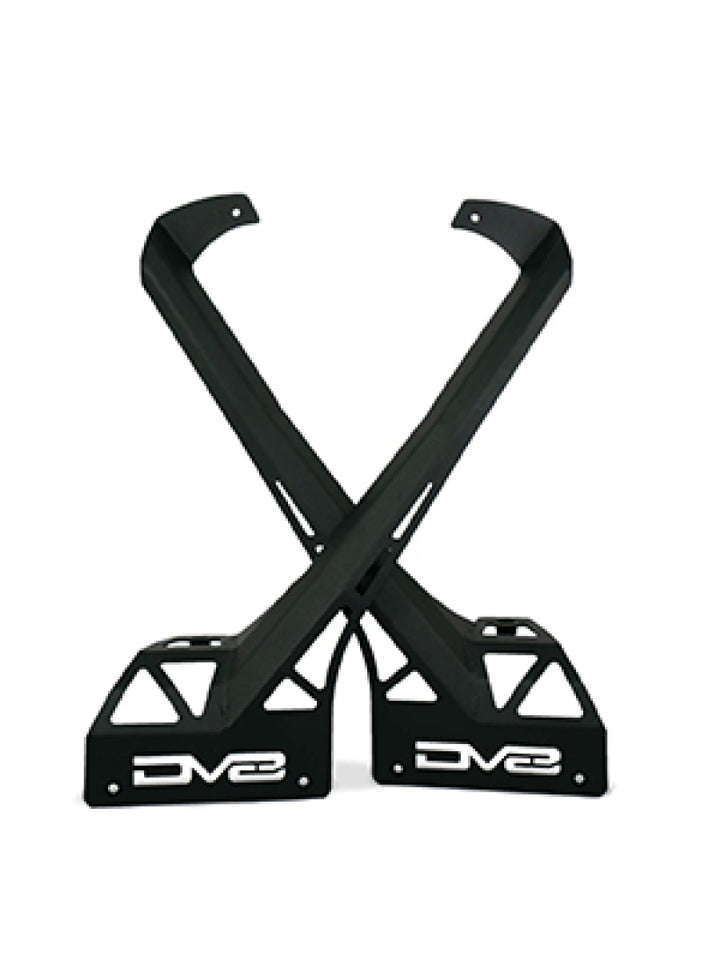 DV8 Offroad 20-22 Jeep JL 392 & JT Mojave A-Pillar Light Bar Mount - Bull Strap