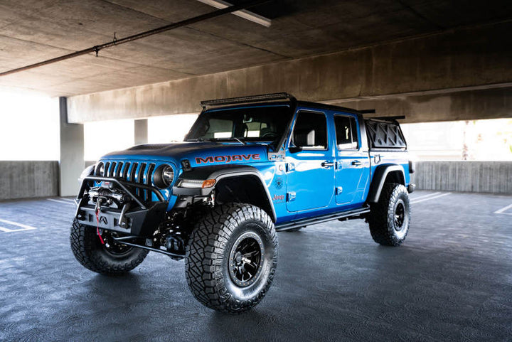 DV8 Offroad 20-22 Jeep JL 392 & JT Mojave A-Pillar Light Bar Mount - Bull Strap