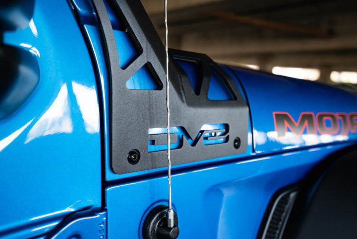 DV8 Offroad 20-22 Jeep JL 392 & JT Mojave A-Pillar Light Bar Mount - Bull Strap