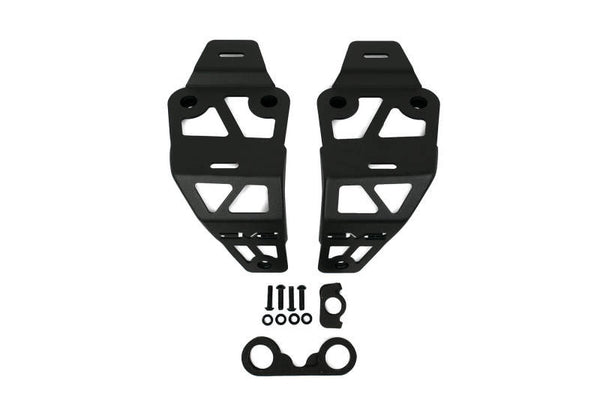 DV8 Offroad 20-22 Jeep JL 392/ Jeep JT Mojave Edition Dual Pod Light Mounts - Bull Strap