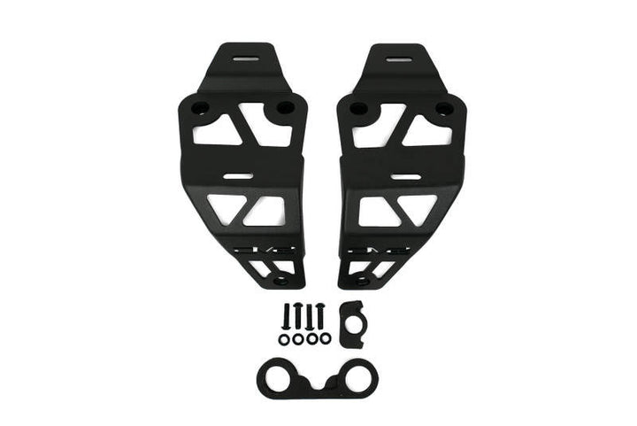 DV8 Offroad 20-22 Jeep JL 392/ Jeep JT Mojave Edition Dual Pod Light Mounts - Bull Strap