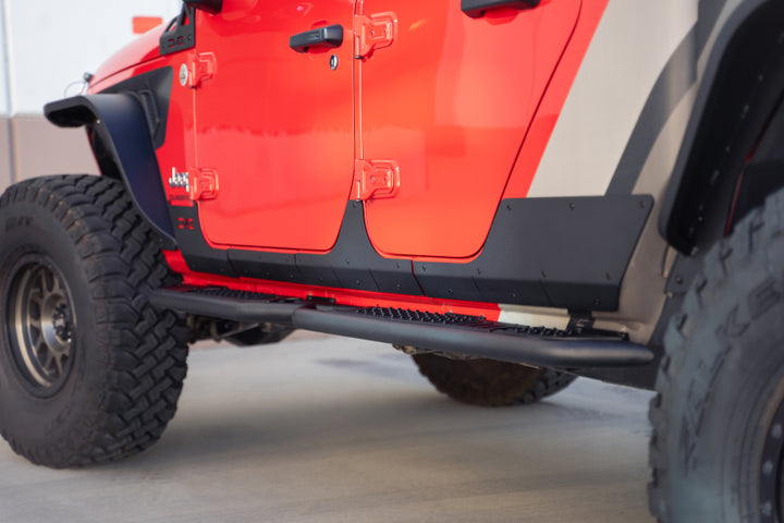 DV8 Offroad 20-23 Jeep Gladiator JT Rock Skins - Bull Strap
