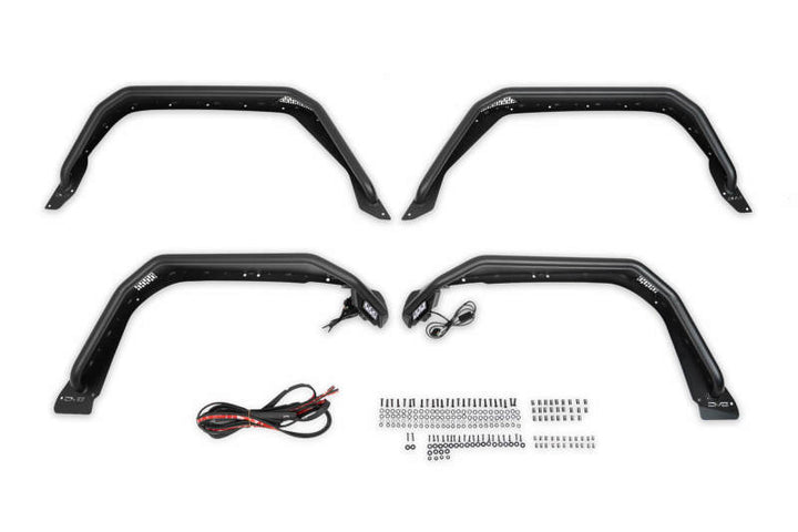 DV8 Offroad 20-23 Jeep Gladiator JT Spec Series Fender Flares - Bull Strap