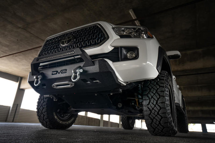 DV8 Offroad 2016+ Toyota Tacoma Center Bumper - Bull Strap