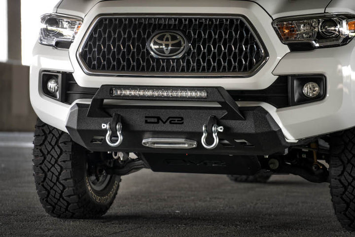 DV8 Offroad 2016+ Toyota Tacoma Center Bumper - Bull Strap