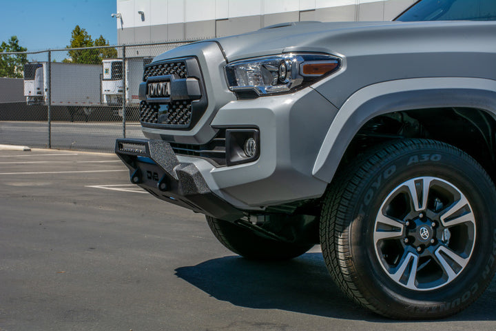 DV8 Offroad 2016+ Toyota Tacoma Center Bumper - Bull Strap