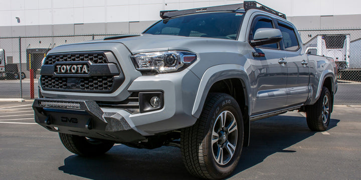 DV8 Offroad 2016+ Toyota Tacoma Center Bumper - Bull Strap
