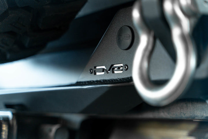 DV8 Offroad 2018 Jeep Wrangler JL FS-15 Series Rear Bumper - Bull Strap