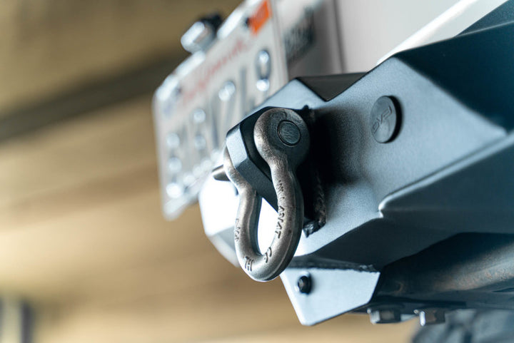 DV8 Offroad 2018 Jeep Wrangler JL FS-15 Series Rear Bumper - Bull Strap