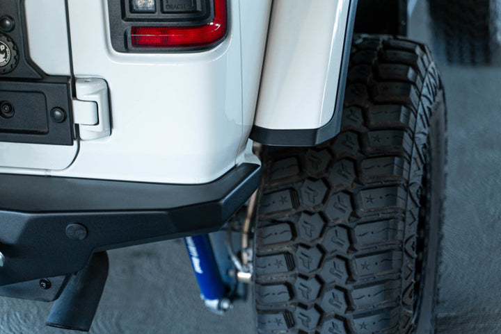 DV8 Offroad 2018 Jeep Wrangler JL FS-15 Series Rear Bumper - Bull Strap