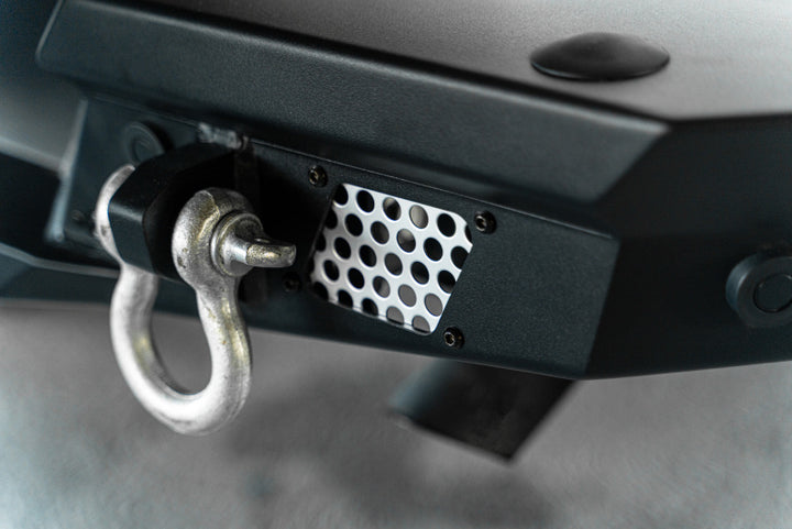 DV8 Offroad 2018 Jeep Wrangler JL MTO Series Rear Bumper w/ Optional Tire Carrier - Bull Strap