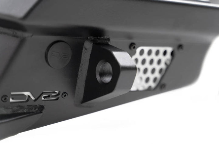 DV8 Offroad 2018 Jeep Wrangler JL MTO Series Rear Bumper w/ Optional Tire Carrier - Bull Strap