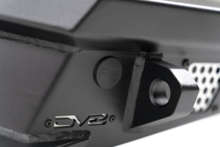 DV8 Offroad 2018 Jeep Wrangler JL MTO Series Rear Bumper w/ Optional Tire Carrier - Bull Strap